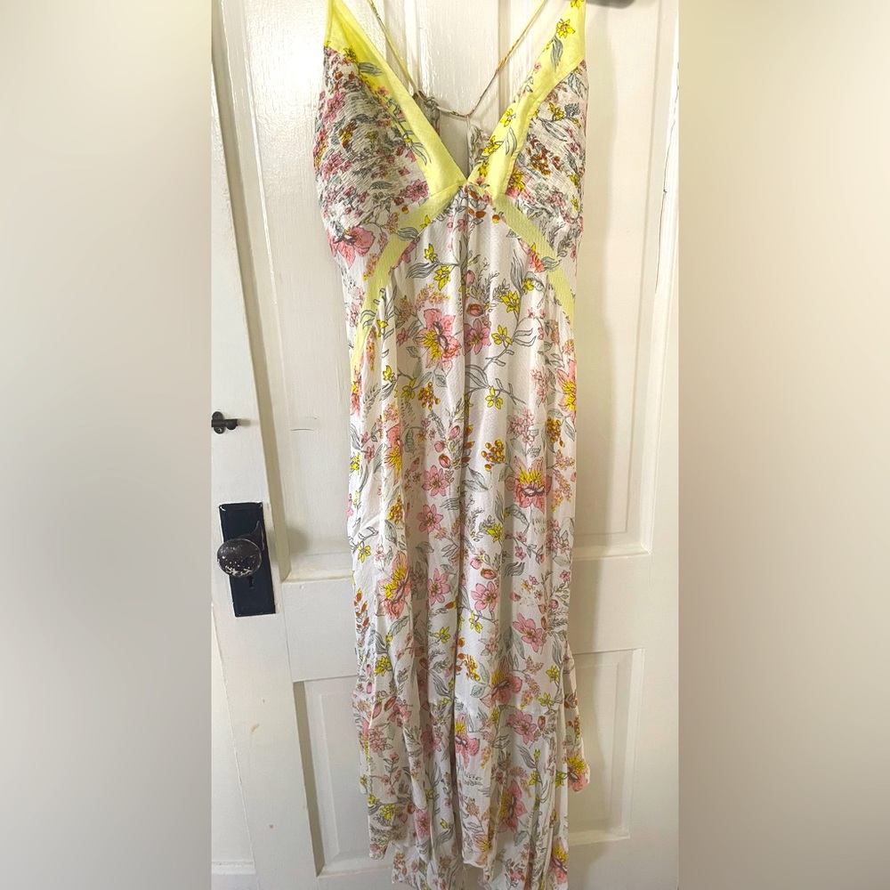 Free People Floral Slip Dress